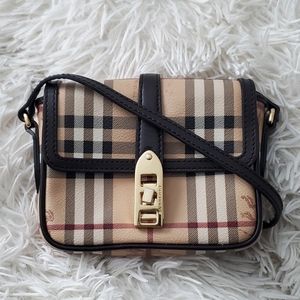 Burgundy Haymarket Check bag